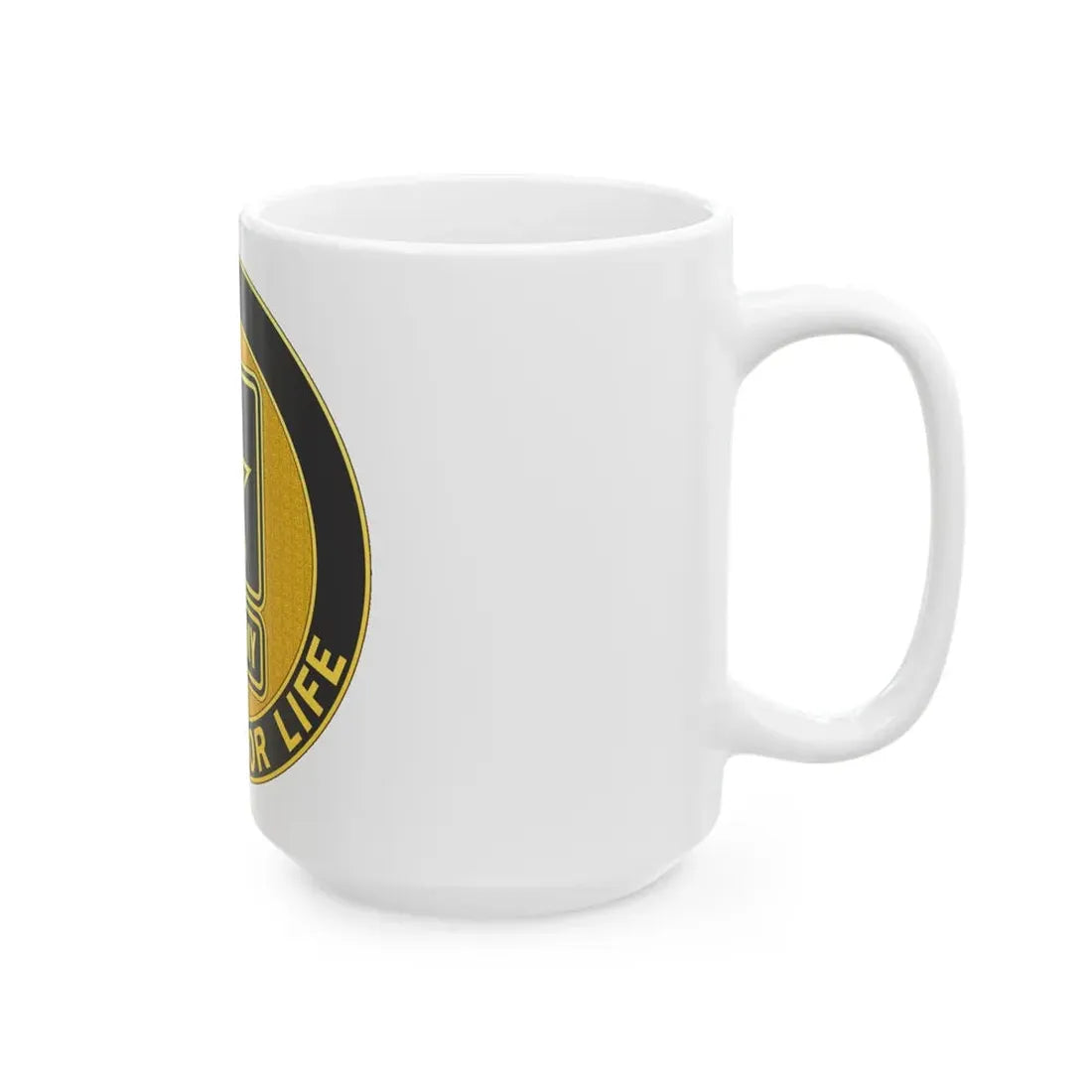 Soldier for Life Lapel Button (U.S. Army) White Coffee Mug - Go Mug Yourself