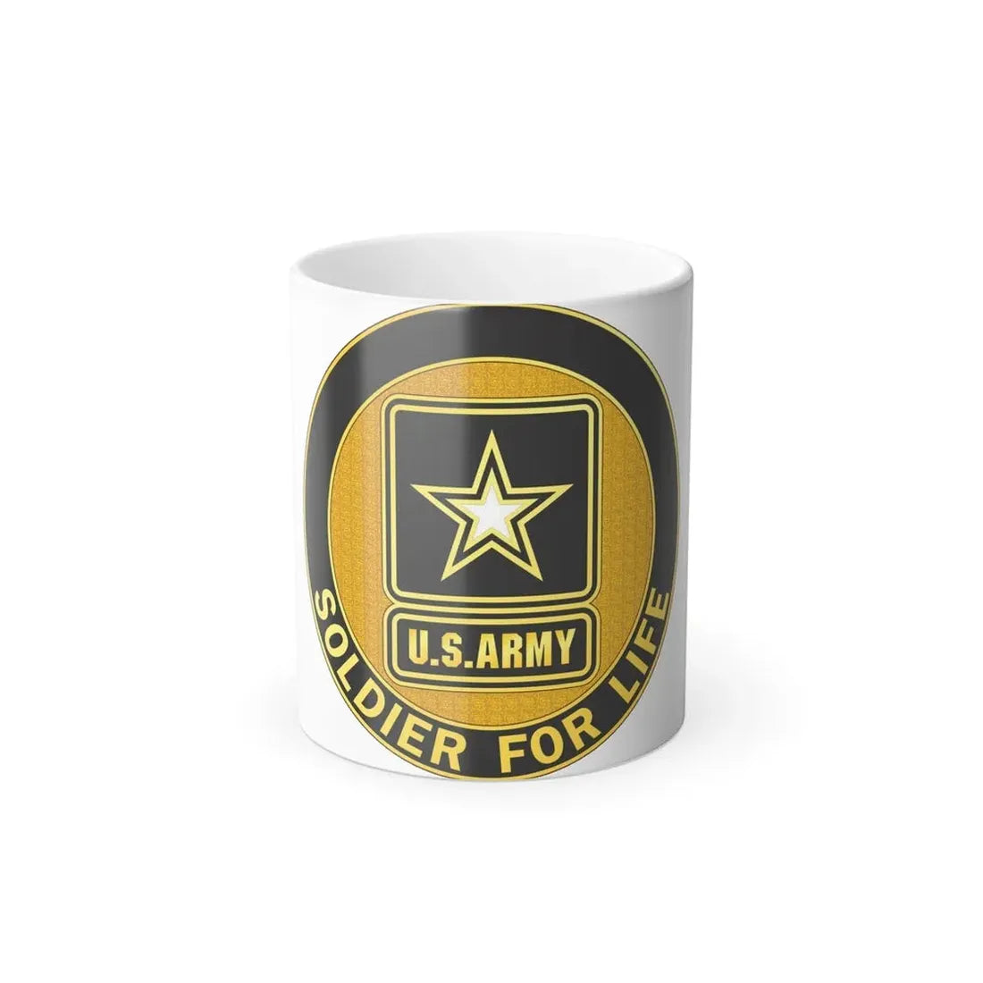 Soldier for Life (U.S. Army) Color Changing Coffee Mug 11oz - Go Mug Yourself