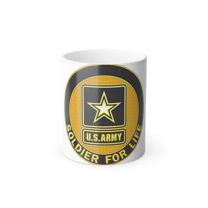 Soldier for Life (U.S. Army) Color Changing Coffee Mug 11oz - Go Mug Yourself