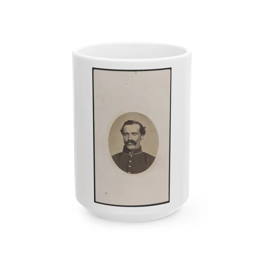 Soldier Identified As Harman In Uniform (U.S. Civil War) White Coffee Mug-15oz-Go Mug Yourself