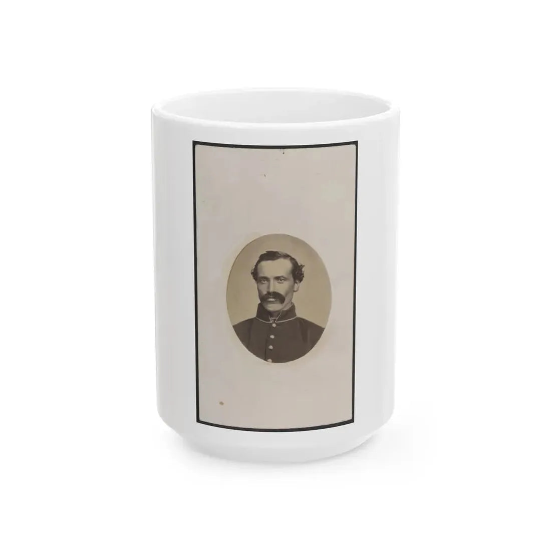 Soldier Identified As Harman In Uniform (U.S. Civil War) White Coffee Mug 15oz - Go Mug Yourself