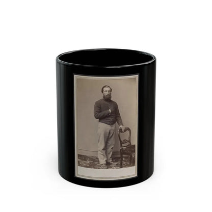 Soldier Identified As Osborne In Union Uniform (U.S. Civil War) Black Coffee Mug-11oz-Go Mug Yourself