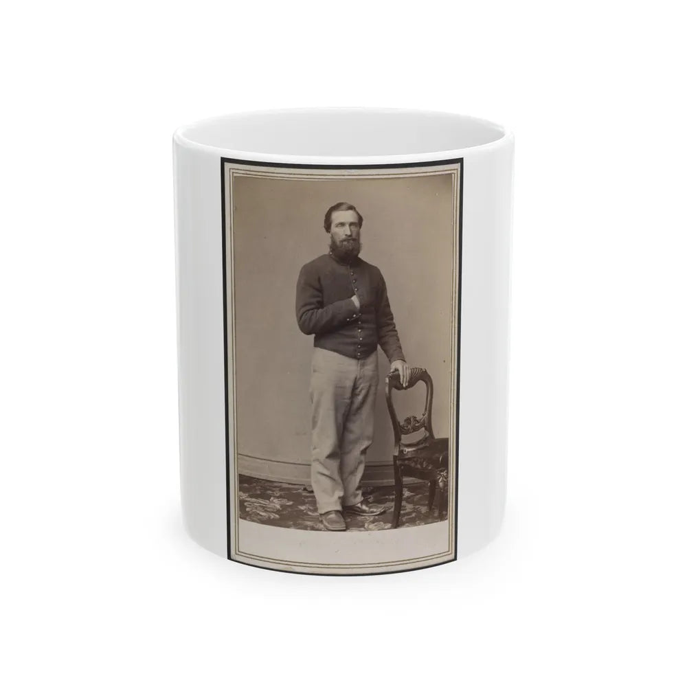 Soldier Identified As Osborne In Union Uniform (U.S. Civil War) White Coffee Mug-11oz-Go Mug Yourself