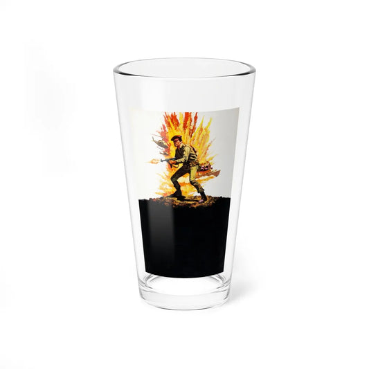 Soldier of Fortune, Operation Hong Kong, Paperback Cover (c. 1970s) - Pint Glass 16oz 16oz - Go Mug Yourself