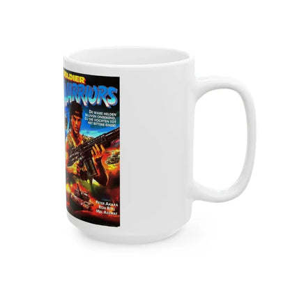 SOLDIER WARRIORS (VHS COVER) - White Coffee Mug - Go Mug Yourself