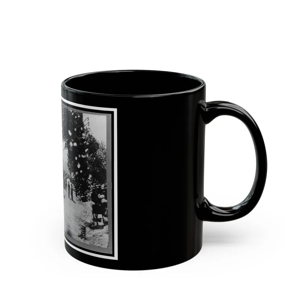 Soldiers( ) In Wagons And Mounted On Horses During The Grand Review Of The Union Army, Washington, D.C. (U.S. Civil War) Black Coffee Mug-Go Mug Yourself