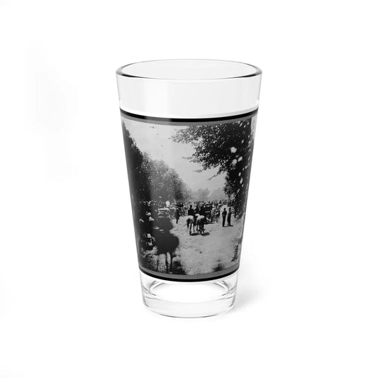 Soldiers( ) In Wagons And Mounted On Horses During The Grand Review Of The Union Army, Washington, D.C. (U.S. Civil War) Pint Glass 16oz-16oz-Go Mug Yourself