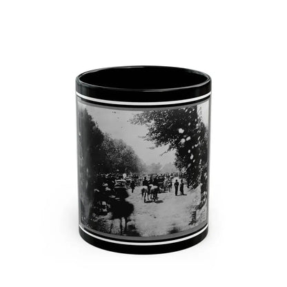 Soldiers( ) In Wagons And Mounted On Horses During The  Grand Review  Of The Union Army, Washington, D.C. (U.S. Civil War) Black Coffee Mug 11oz - Go Mug Yourself