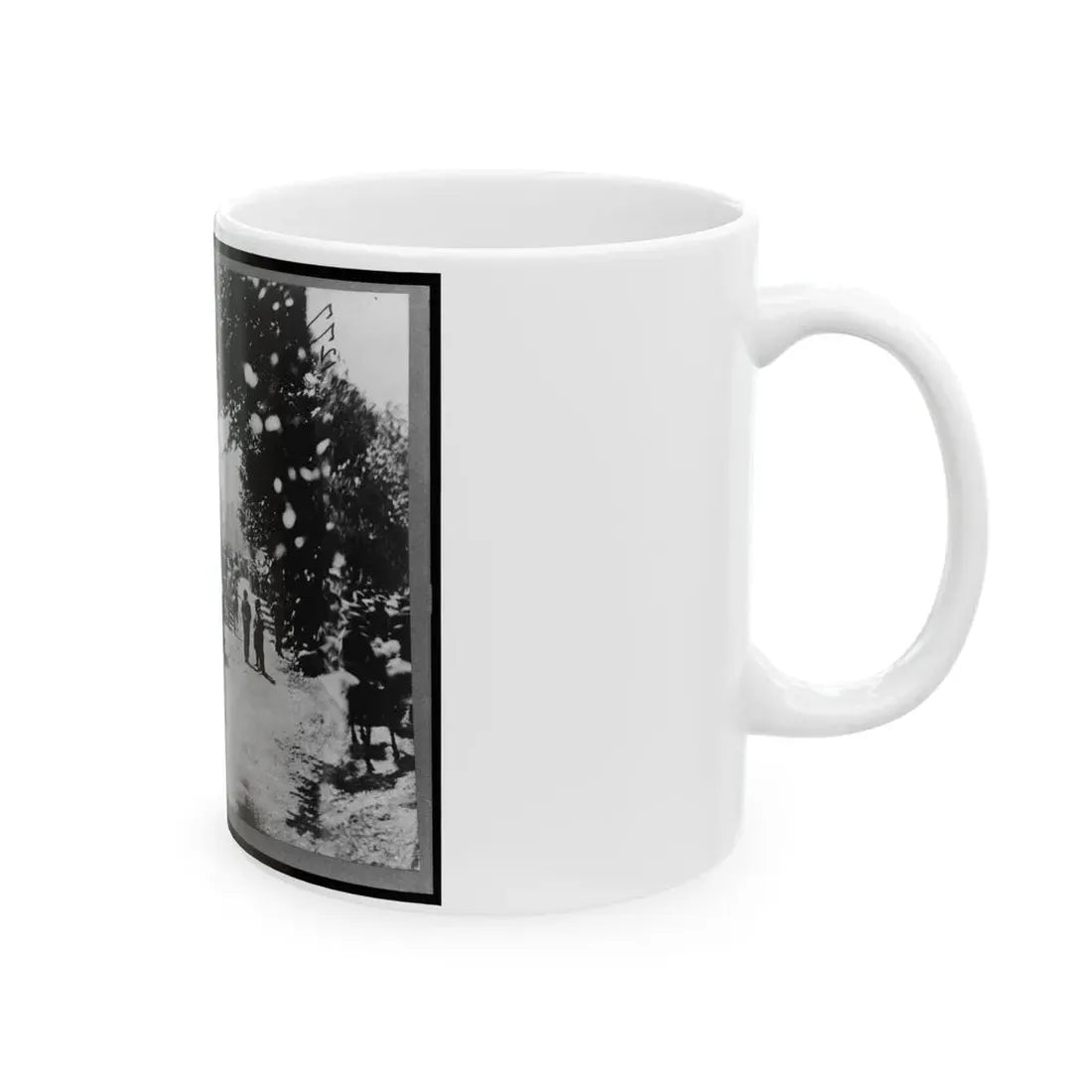 Soldiers( ) In Wagons And Mounted On Horses During The  Grand Review  Of The Union Army, Washington, D.C. (U.S. Civil War) White Coffee Mug - Go Mug Yourself