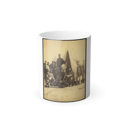 Soldiers of the 79Th New York at Camp (U.S. Civil War) Color Changing Coffee Mug 11oz-11oz-Go Mug Yourself