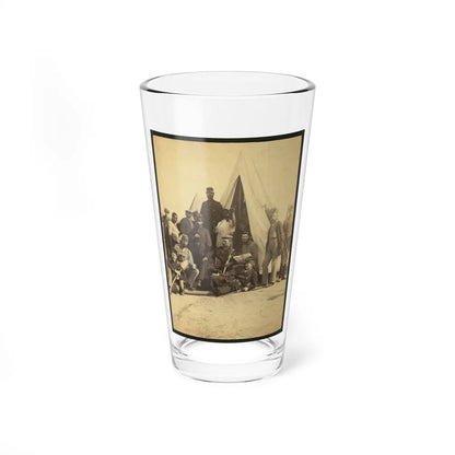 Soldiers Of The 79th New York At Camp (U.S. Civil War) Pint Glass 16oz-16oz-Go Mug Yourself