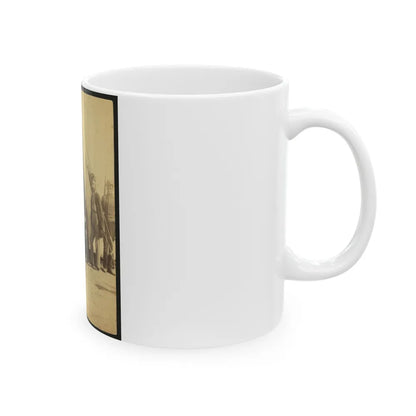 Soldiers Of The 79th New York At Camp (U.S. Civil War) White Coffee Mug-Go Mug Yourself