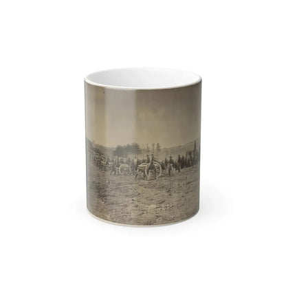 Soldiers Preparing Cannons on the Battlefield (U.S. Civil War) Color Changing Coffee Mug 11oz Default Title 11oz - Go Mug Yourself