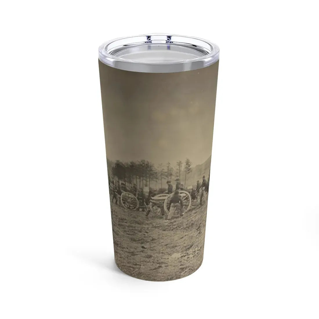 Soldiers Preparing Cannons On The Battlefield (U.S. Civil War) Tumbler 20oz 20oz - Go Mug Yourself