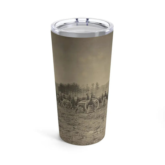 Soldiers Preparing Cannons On The Battlefield (U.S. Civil War) Tumbler 20oz 20oz - Go Mug Yourself