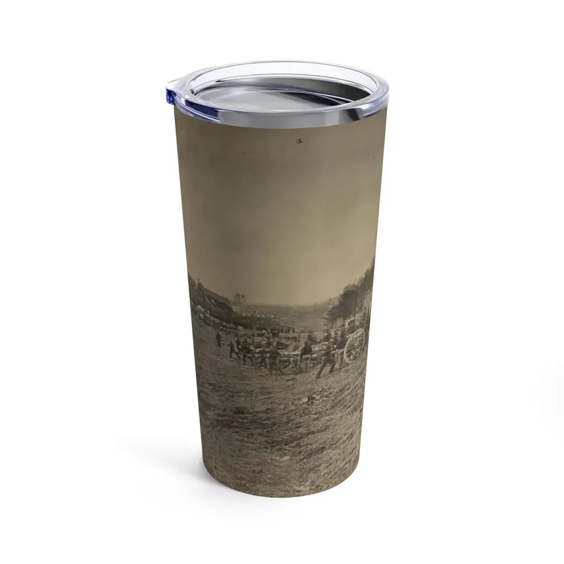 Soldiers Preparing Cannons On The Battlefield (U.S. Civil War) Tumbler 20oz - Go Mug Yourself