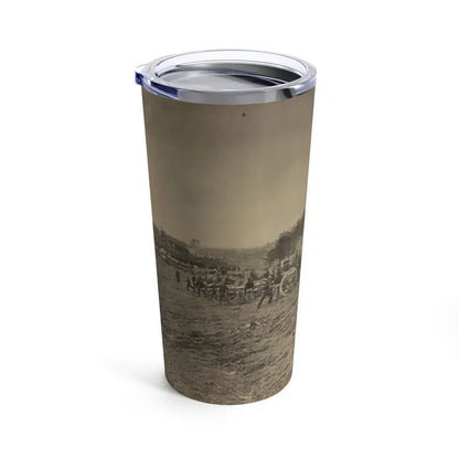 Soldiers Preparing Cannons On The Battlefield (U.S. Civil War) Tumbler 20oz - Go Mug Yourself