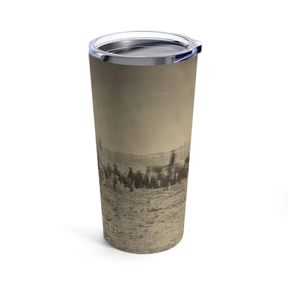 Soldiers Preparing Cannons On The Battlefield (U.S. Civil War) Tumbler 20oz - Go Mug Yourself