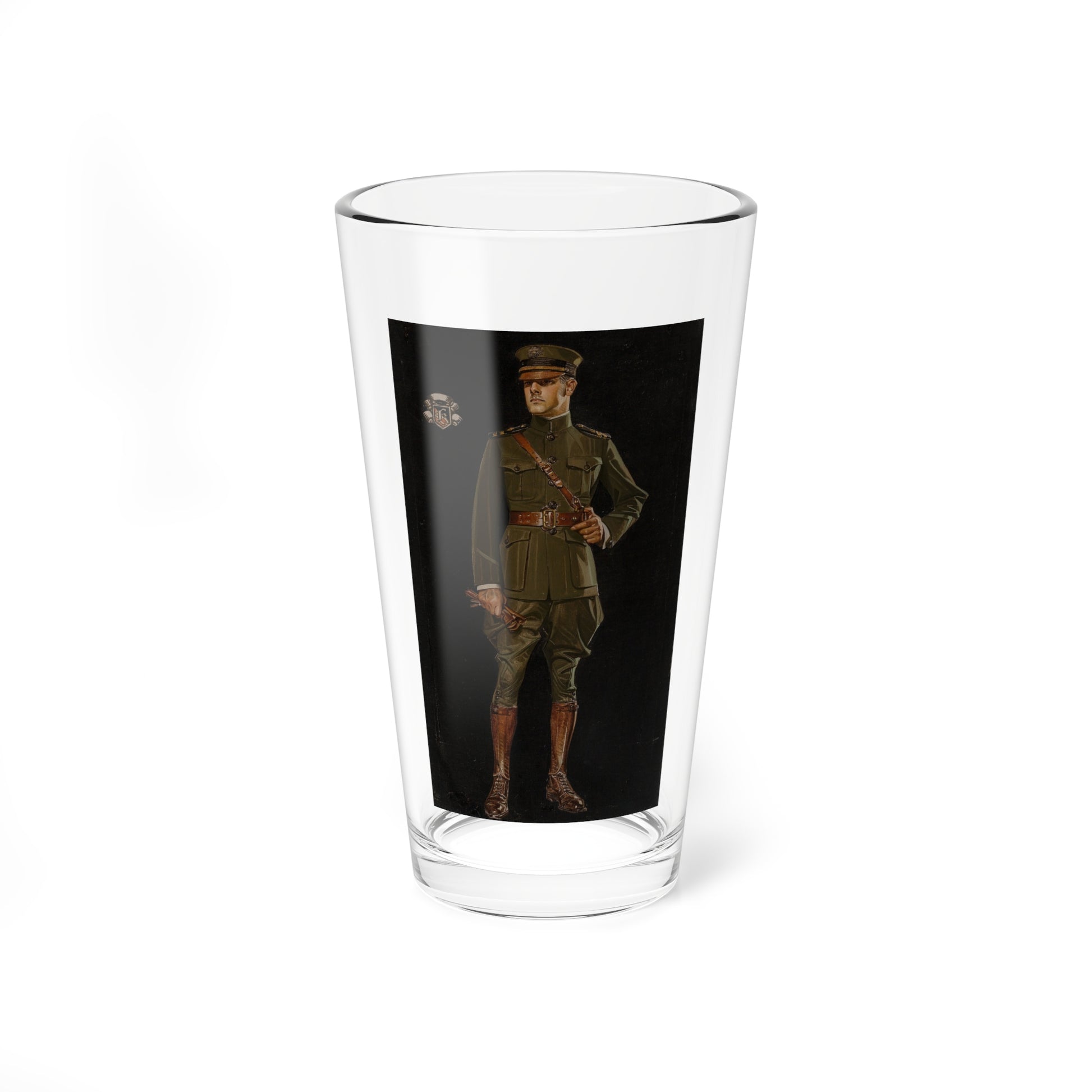 Soldier's Pride, House of Kuppenheimer advertisement, 1916-1917 (Magazine Illustration) Pint Glass 16oz-16oz-Go Mug Yourself