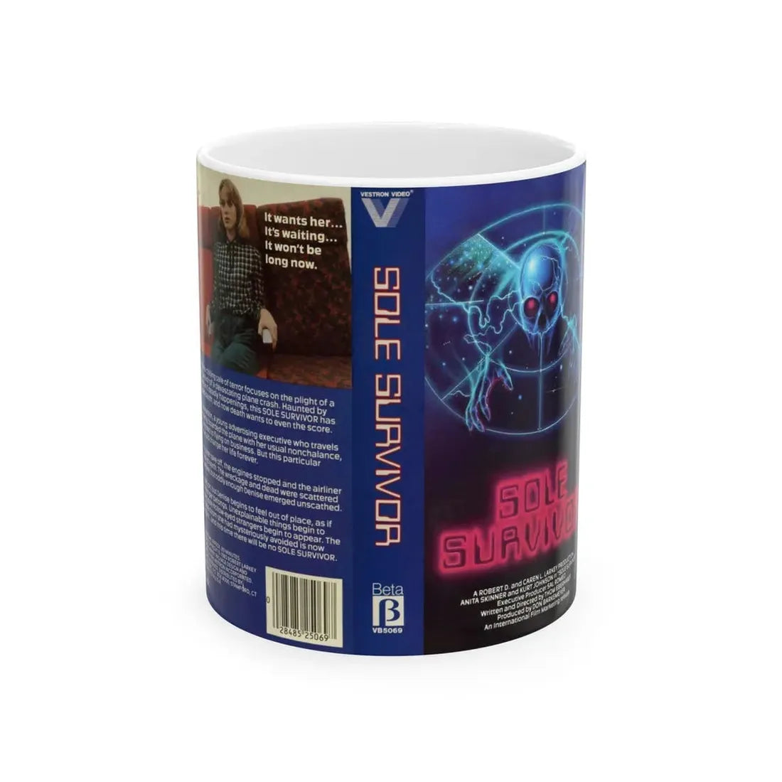 SOLE SURVIVOR (VHS COVER) - White Coffee Mug 11oz - Go Mug Yourself