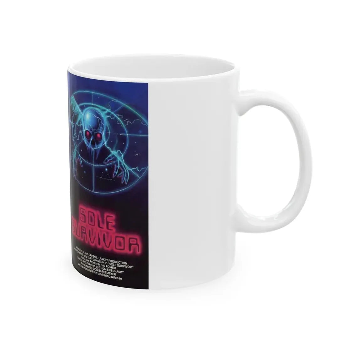 SOLE SURVIVOR (VHS COVER) - White Coffee Mug - Go Mug Yourself