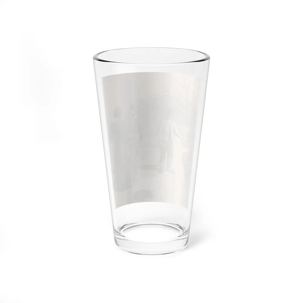 Soliciting For Work (Magazine Illustration) Pint Glass 16oz - Go Mug Yourself