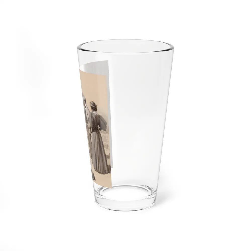 Soliciting For Work (Magazine Illustration) Pint Glass 16oz - Go Mug Yourself