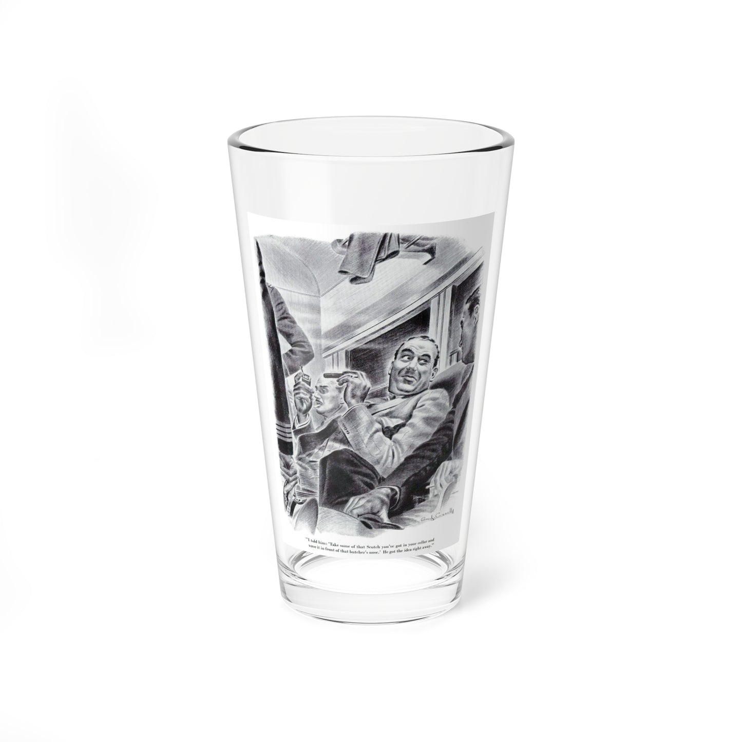 Solid Citizen, The Saturday Evening Post, May 6, 1944 (Magazine Illustration) Pint Glass 16oz-16oz-Go Mug Yourself