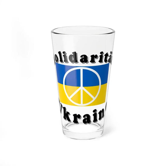 Solidaritat Ukraine (Ukraine) Pint Glass 16oz 16oz - Go Mug Yourself