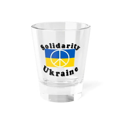 Solidarity Ukraine (Ukraine) Shot Glass 1.5oz 1.5oz - Go Mug Yourself