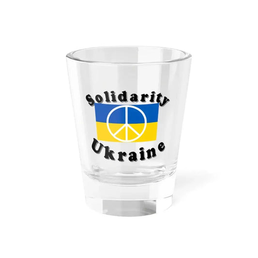 Solidarity Ukraine (Ukraine) Shot Glass 1.5oz 1.5oz - Go Mug Yourself