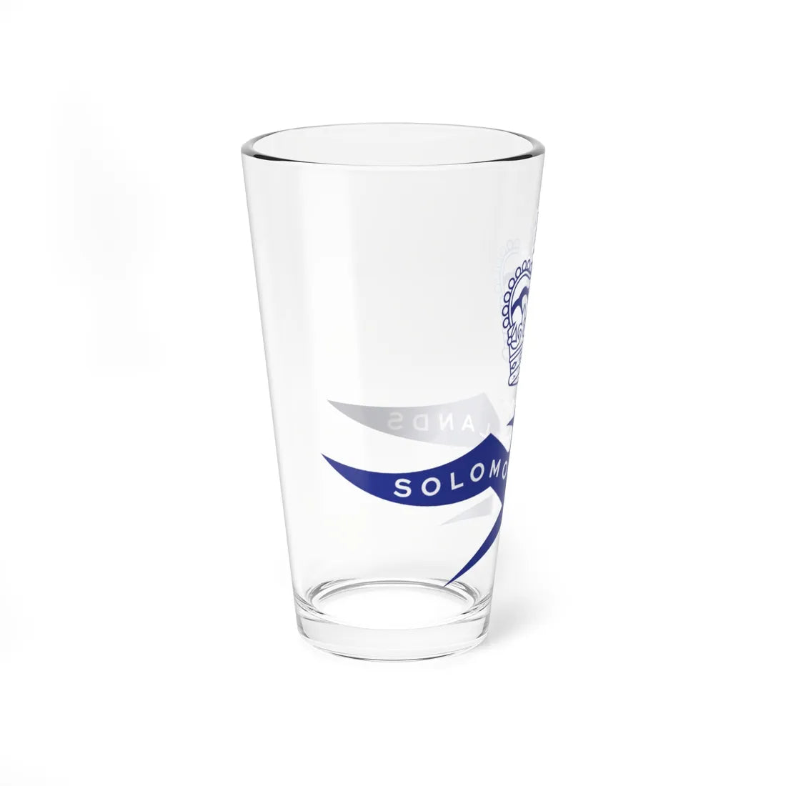 Solomon Islands Governor General Emblem (Solomon Islands) (Coat of Arms) Pint Glass 16oz - Go Mug Yourself