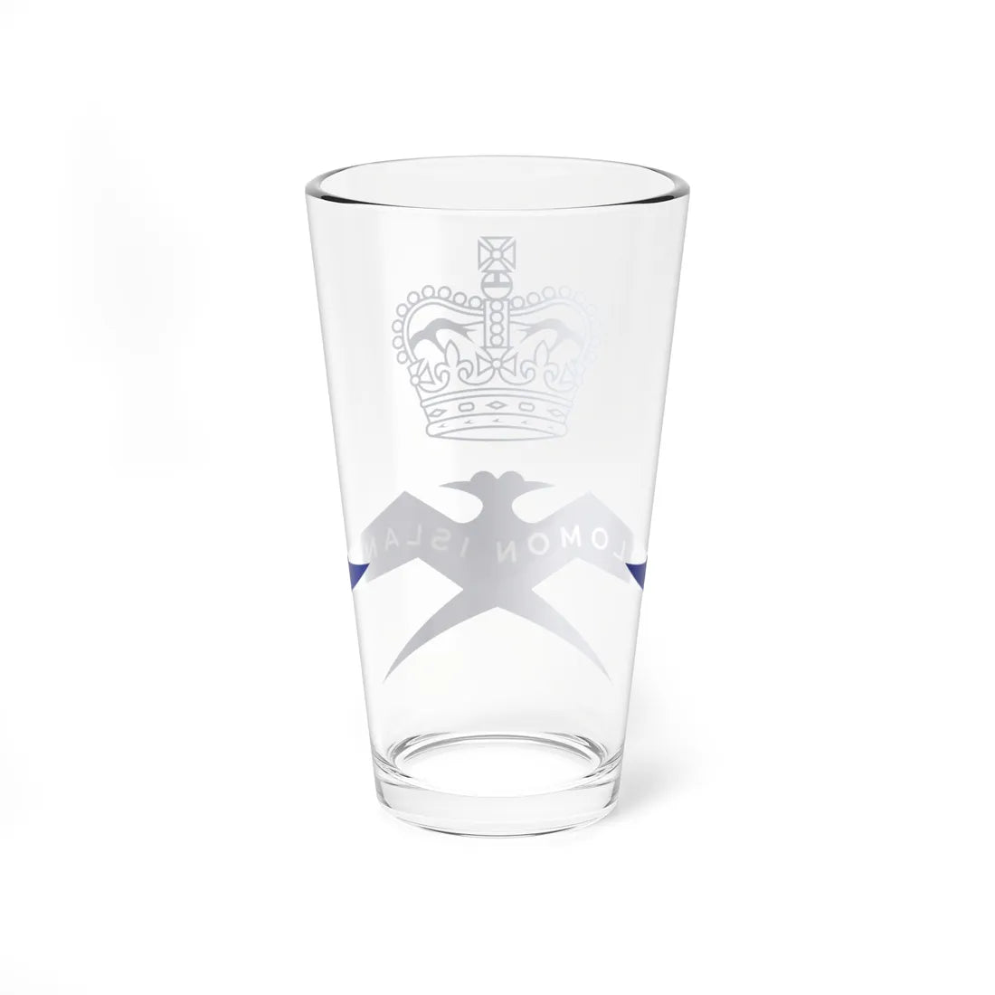 Solomon Islands Governor General Emblem (Solomon Islands) (Coat of Arms) Pint Glass 16oz - Go Mug Yourself