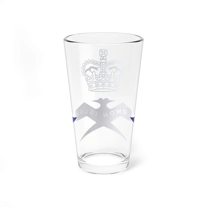 Solomon Islands Governor General Emblem (Solomon Islands) (Coat of Arms) Pint Glass 16oz - Go Mug Yourself