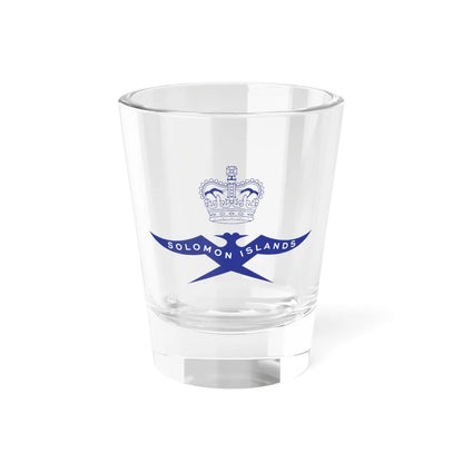Solomon Islands Governor General Emblem (Solomon Islands) (Coat of Arms) Shot Glass 1.5oz 1.5oz - Go Mug Yourself