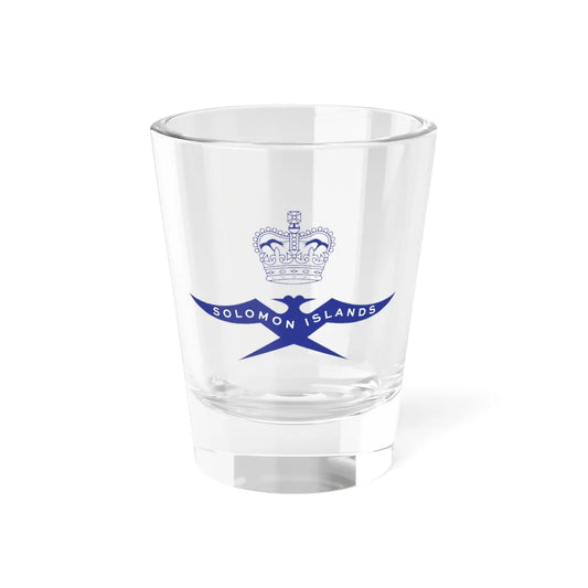 Solomon Islands Governor General Emblem (Solomon Islands) (Coat of Arms) Shot Glass 1.5oz 1.5oz - Go Mug Yourself