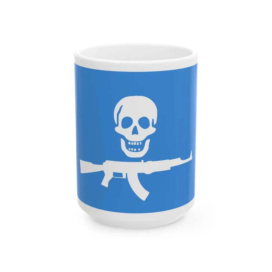 Somali Pirates Flag (Mali) White Coffee Mug 15oz - Go Mug Yourself