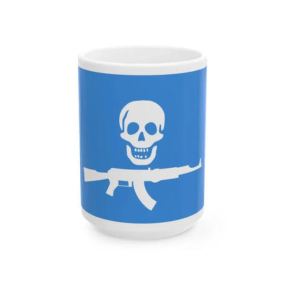 Somali Pirates Flag (Mali) White Coffee Mug 15oz - Go Mug Yourself