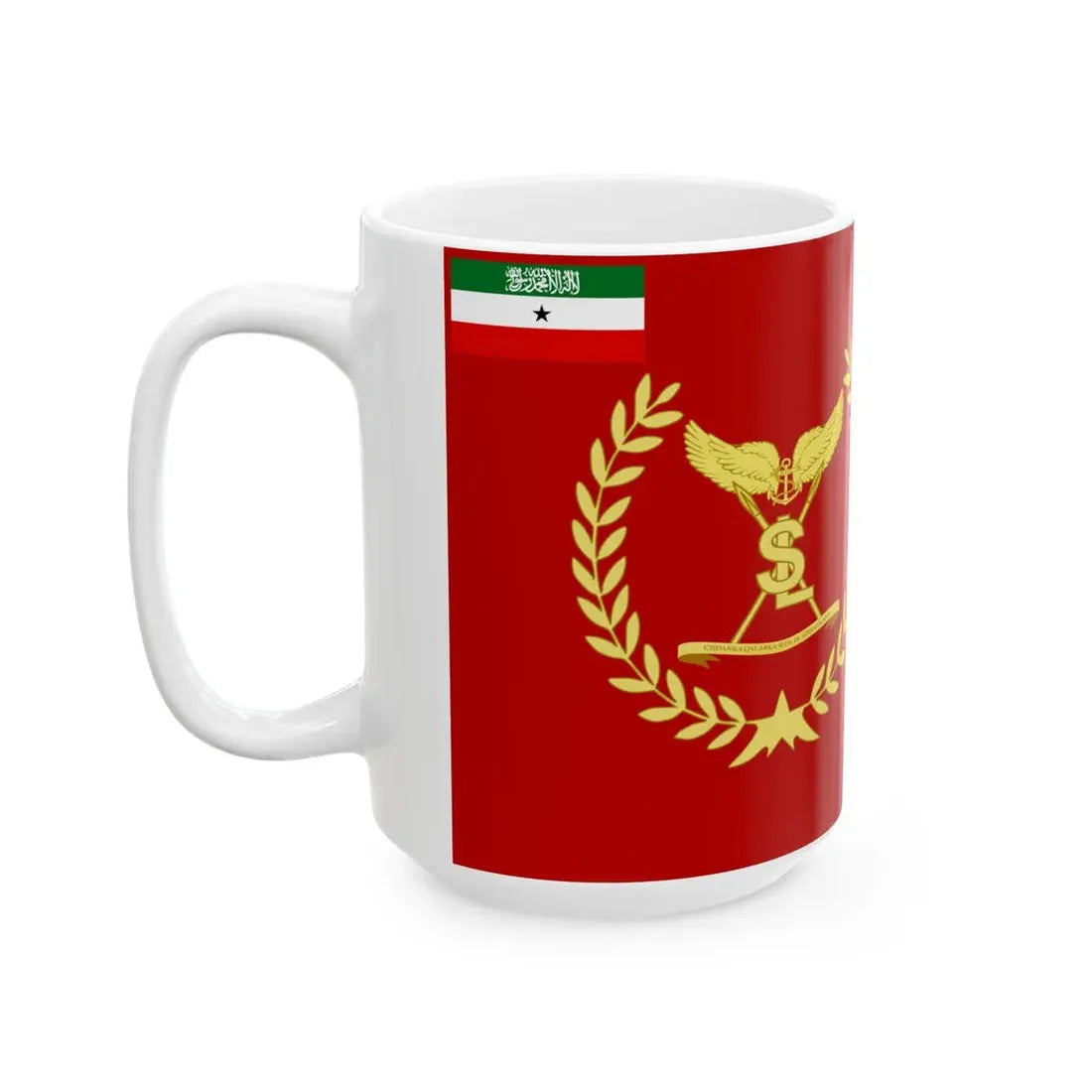 Somaliland Armed Forces Flag (Mali) White Coffee Mug - Go Mug Yourself