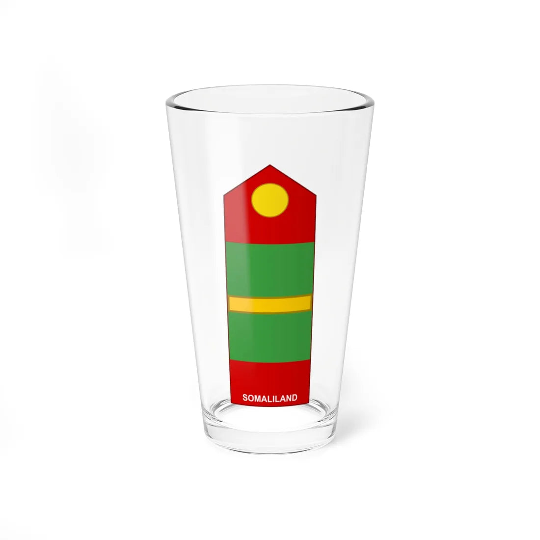 Somaliland Army OR 7 (Mali) (Military Rank) Pint Glass 16oz 16oz - Go Mug Yourself