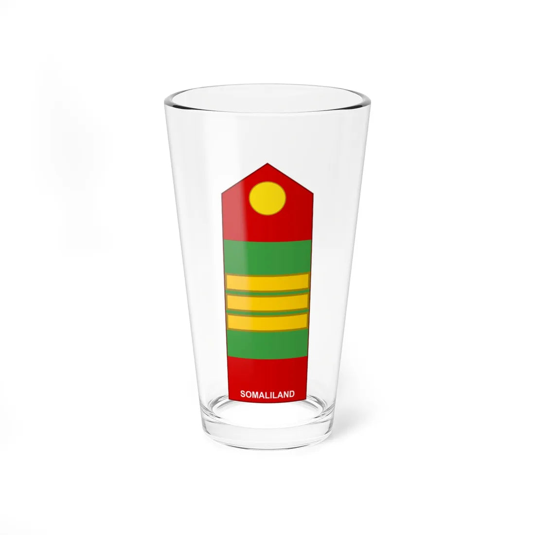 Somaliland Army OR 9a (Mali) (Military Rank) Pint Glass 16oz 16oz - Go Mug Yourself