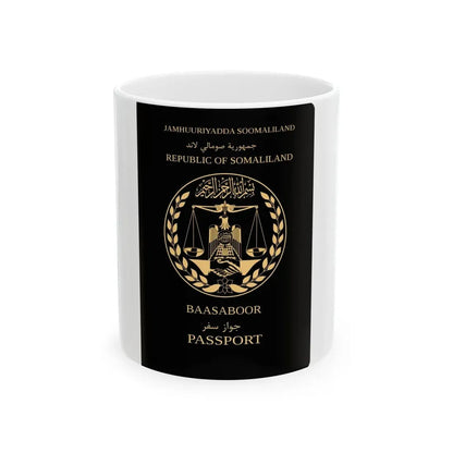 Somaliland Passport (Non Biometric) - White Coffee Mug 11oz - Go Mug Yourself