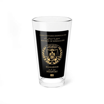 Somaliland Passport - Pint Glass 16oz-16oz-Go Mug Yourself