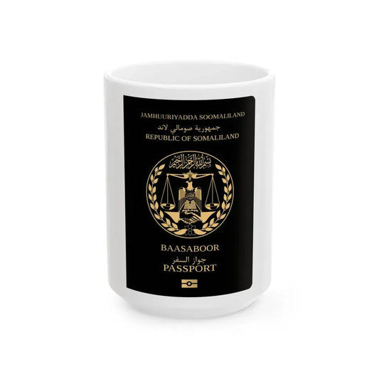 Somaliland Passport - White Coffee Mug 15oz - Go Mug Yourself
