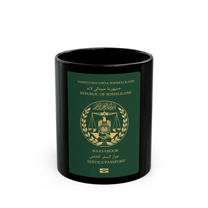 Somaliland Service Passport - Black Coffee Mug-11oz-Go Mug Yourself