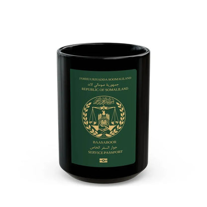 Somaliland Service Passport - Black Coffee Mug 15oz - Go Mug Yourself