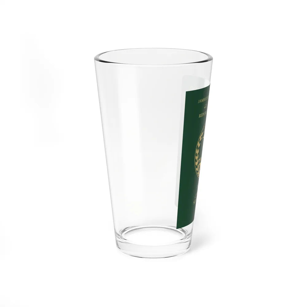 Somaliland Service Passport - Pint Glass 16oz-Go Mug Yourself