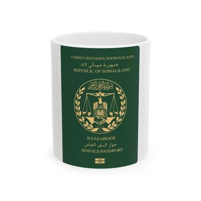 Somaliland Service Passport - White Coffee Mug 11oz - Go Mug Yourself