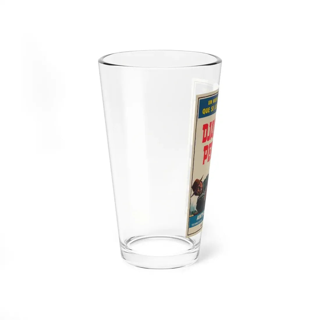 SOME DOLLARS FOR DJANGO 1966 Movie Poster - Pint Glass 16oz - Go Mug Yourself