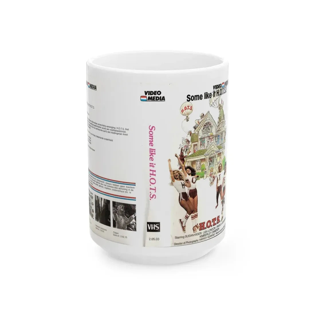 SOME LIKE IT HOTS (VHS COVER) - White Coffee Mug 15oz - Go Mug Yourself